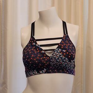 VSX Multicolor Geometric Sports Bra